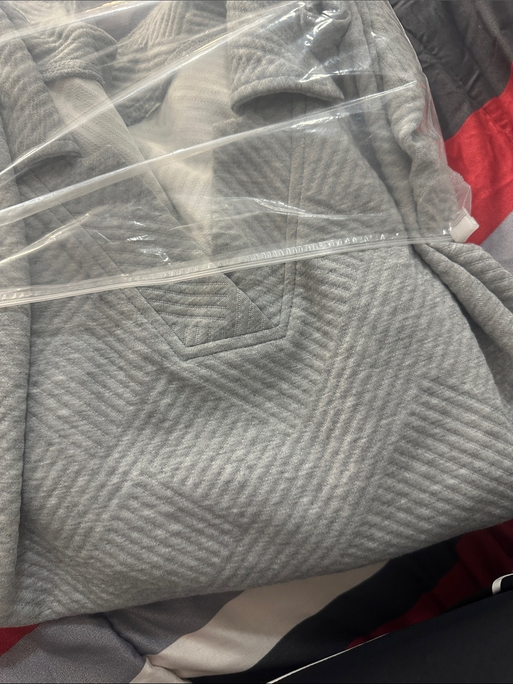 Gray Quilted Loungewear Set - Picture 4 of 4